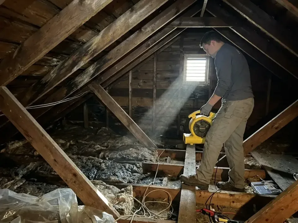 attic-water-damage-drying-proc-007 — frequently asked questions, Emergency Water Extraction & 24/7 Flood Response in Kitty H…
